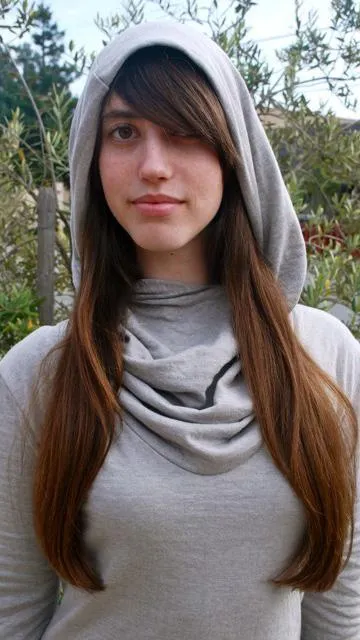 Long Neck Cowl Hoodie