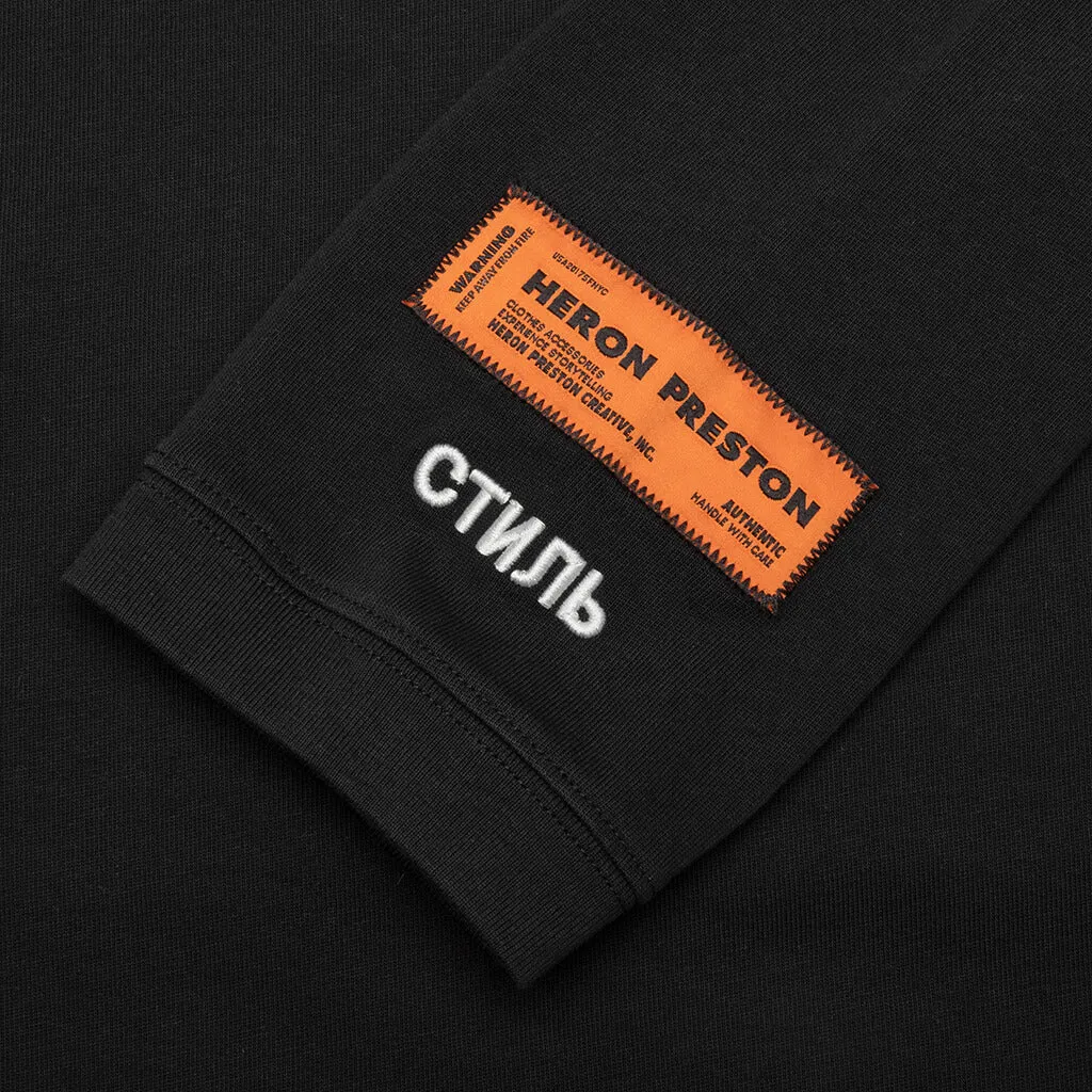 L/S Turtleneck CTNMB - Black/White