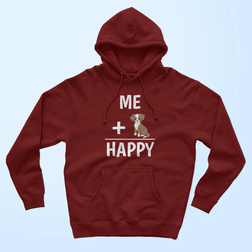 Me & Dog = Happy Unisex Hoodie