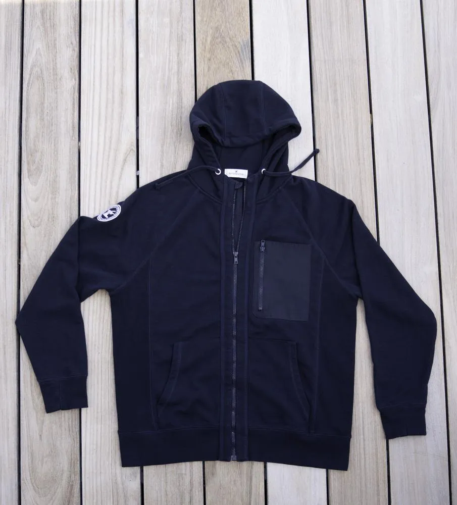 Men's Vintage Patch Hoodie | Navy