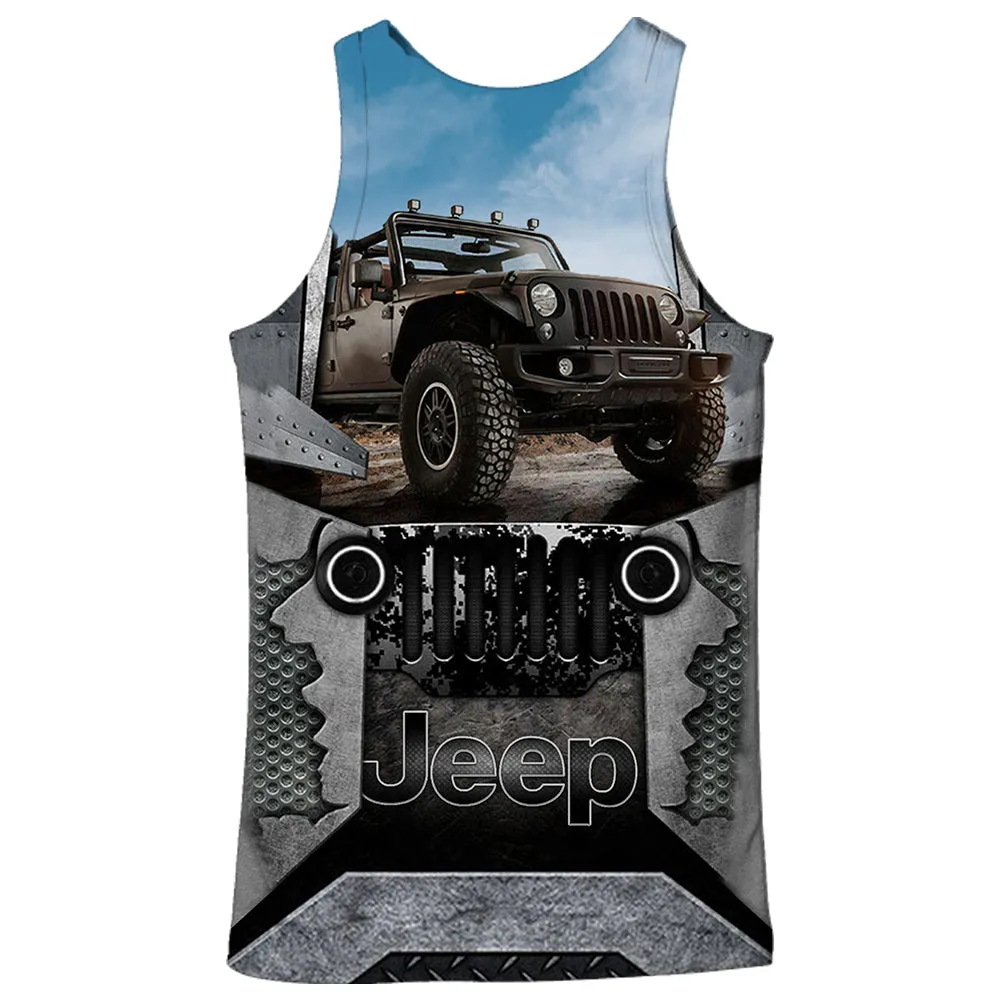 Metallic Jeep Rider - Tank Top