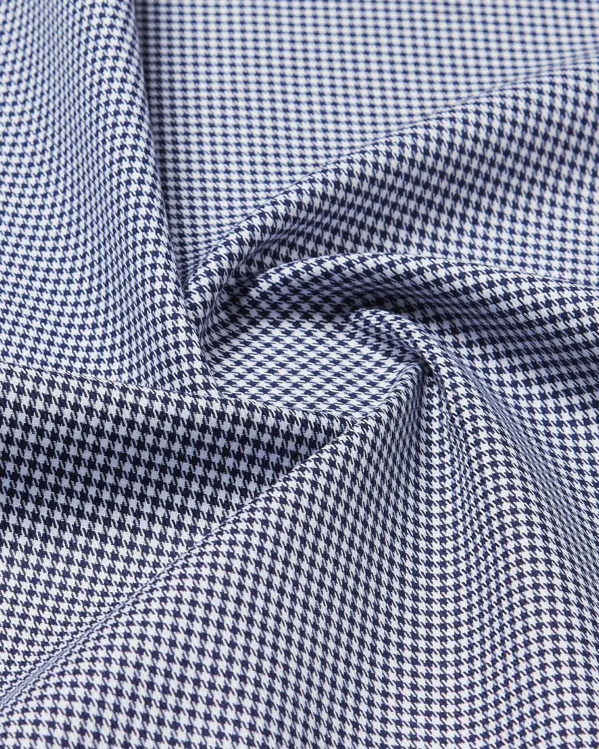 Navy Houndstooth Shirt