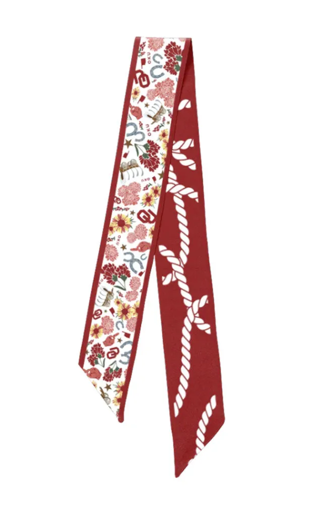 oklahoma sooners twilly scarf