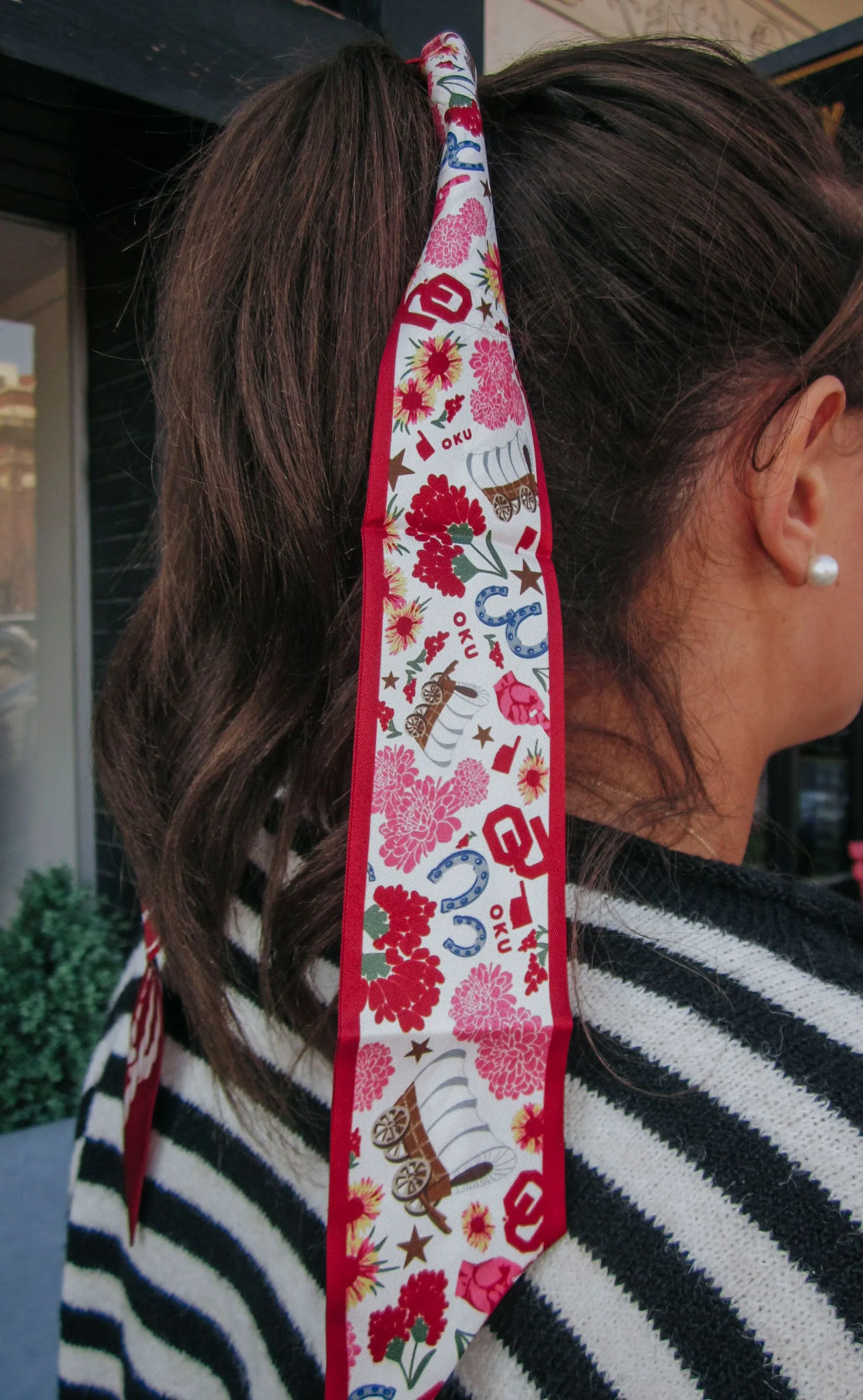 oklahoma sooners twilly scarf