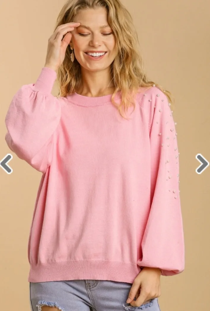 Pink Pearl Sweater