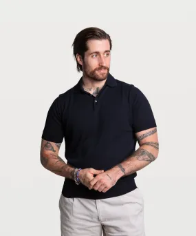 Short Sleeve Polo Sweater