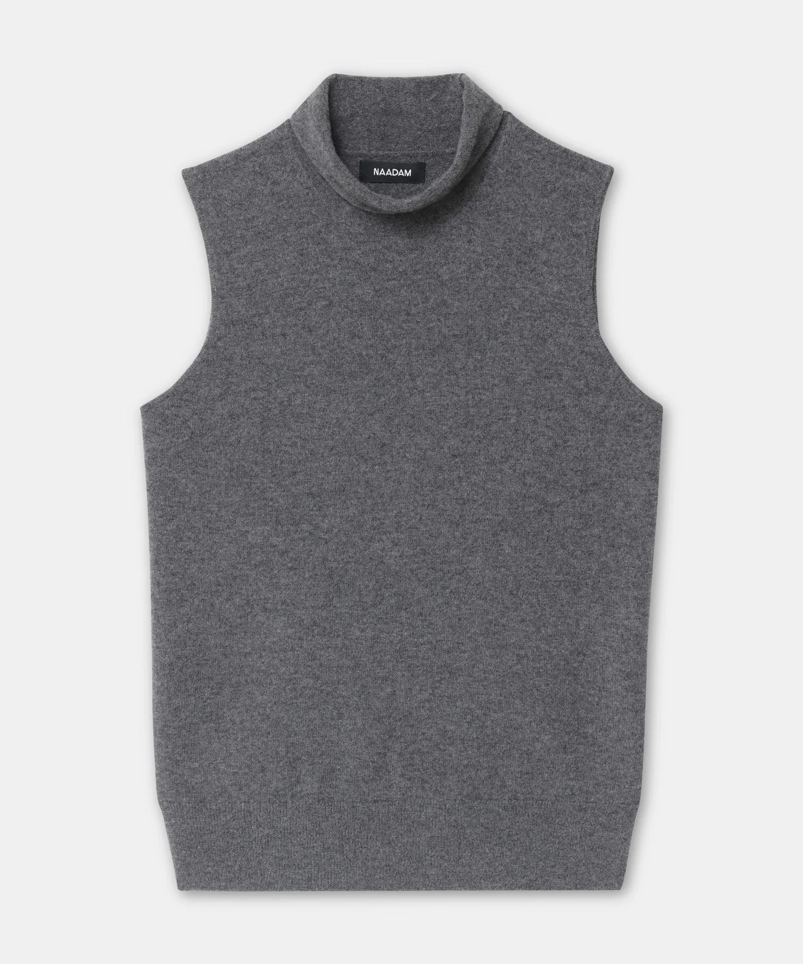 Signature Cashmere Sleeveless Turtleneck