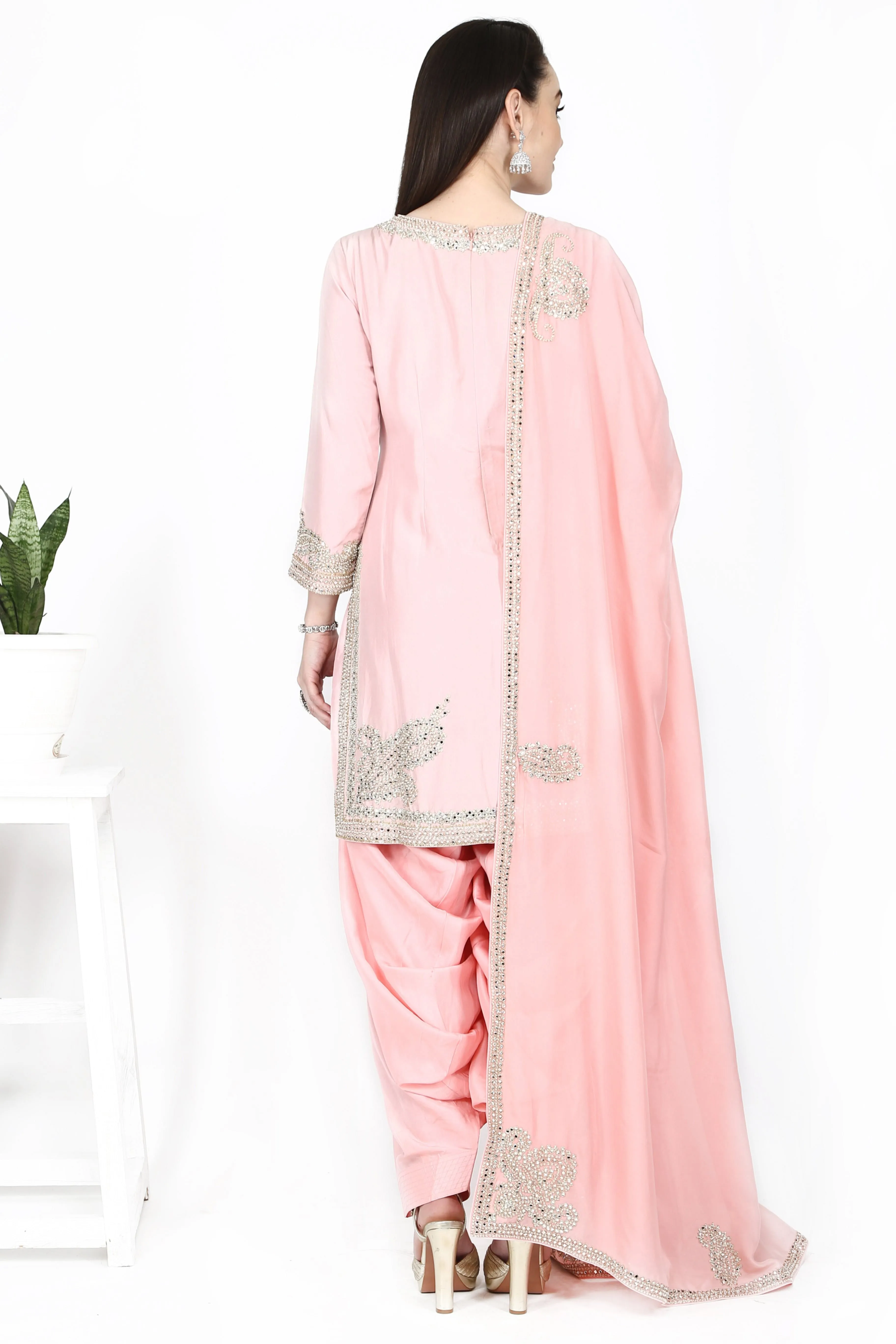 Soft Pink Suit Set.