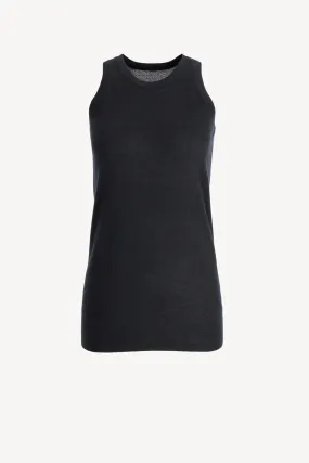 Tank Top Knit in Schwarz