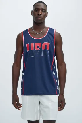 Team USA Tank Top - Navy