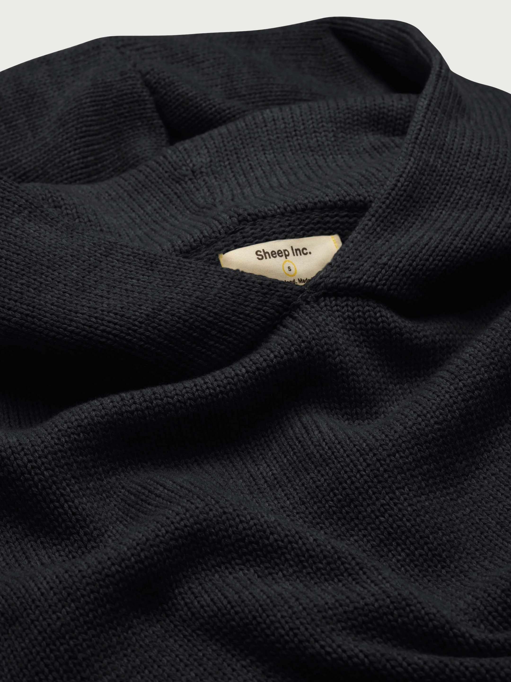 The Chunky Hoodie - Anthracite Black