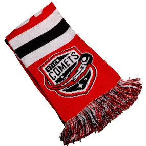 Utica Comets Striped Shield Scarf