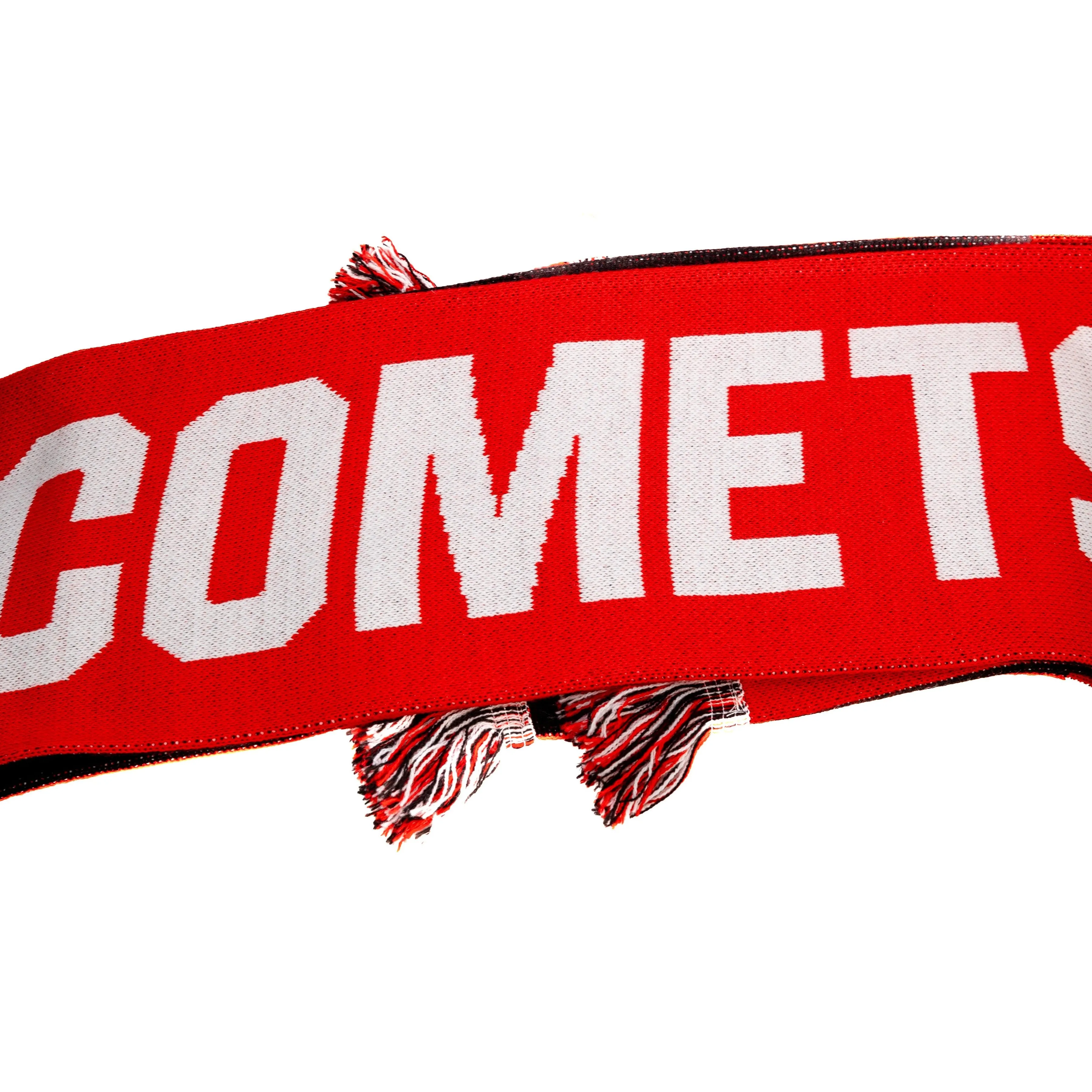 Utica Comets Striped Shield Scarf