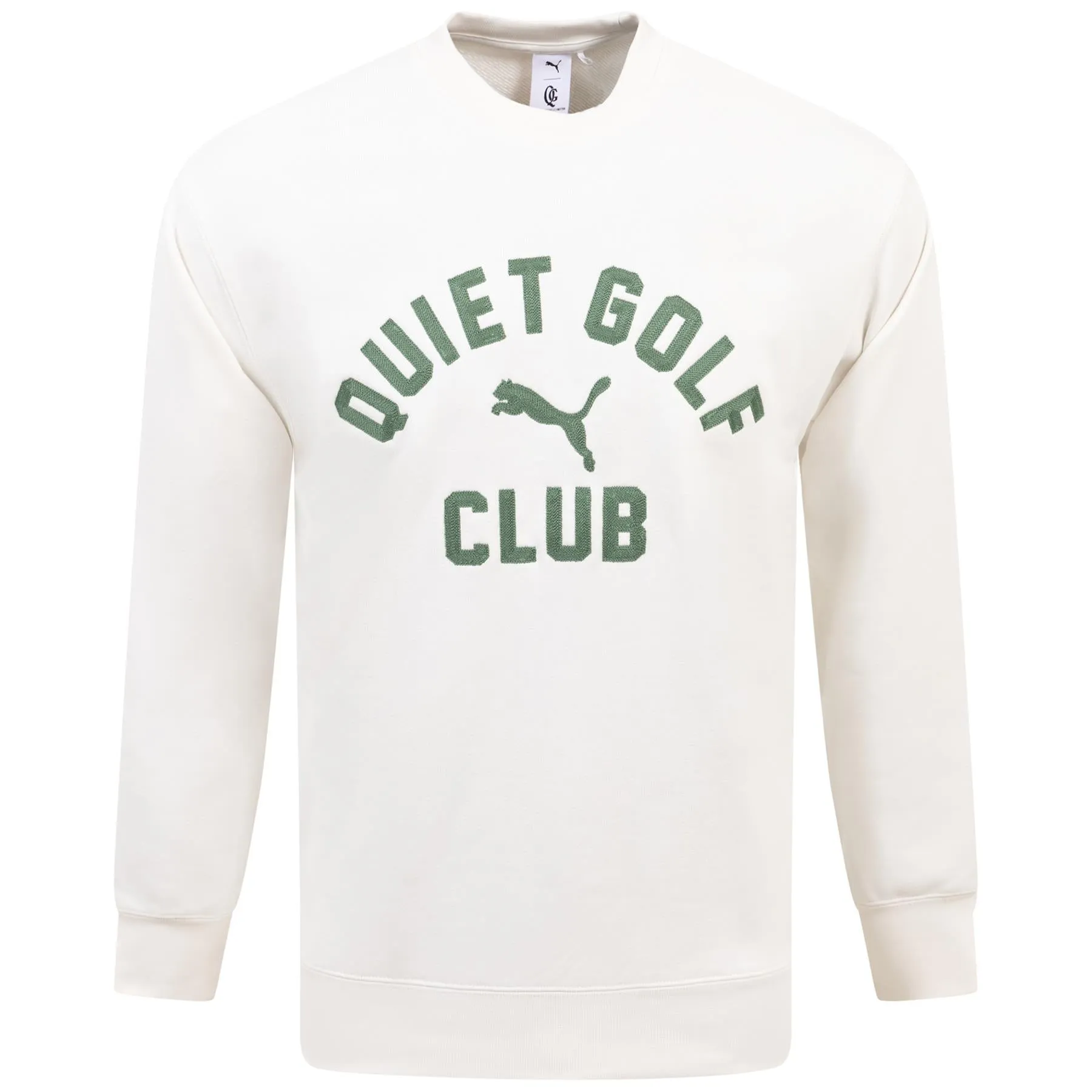 x QGC Graphic Crew Neck Sweatshirt White - SS24