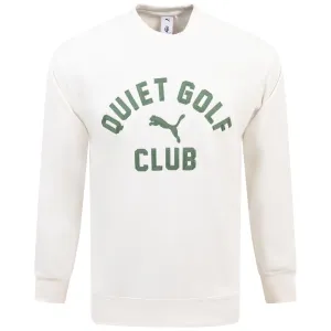 x QGC Graphic Crew Neck Sweatshirt White - SS24